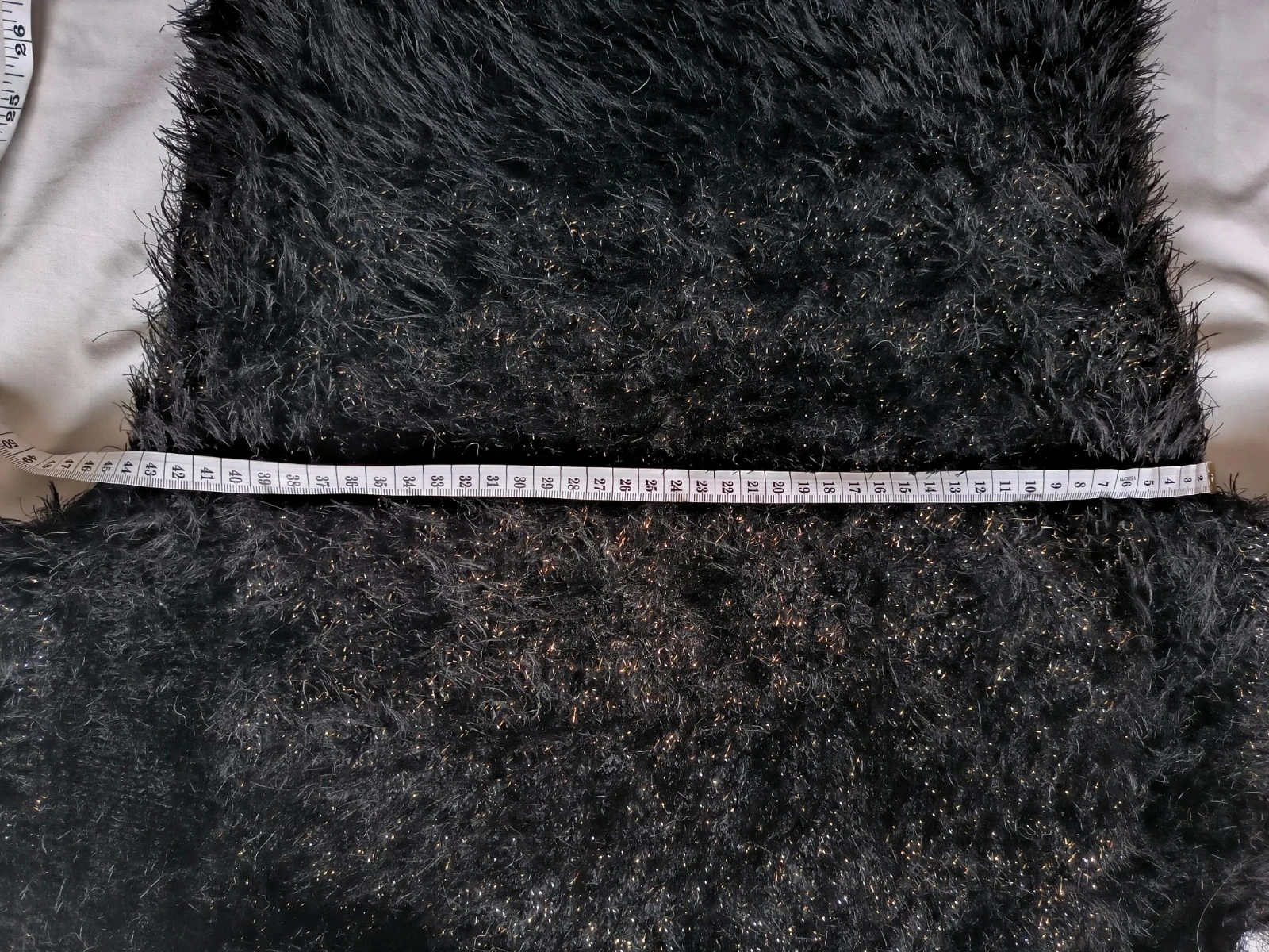 Sudadera de peluche brillante negro y dorado talla M – photo 3